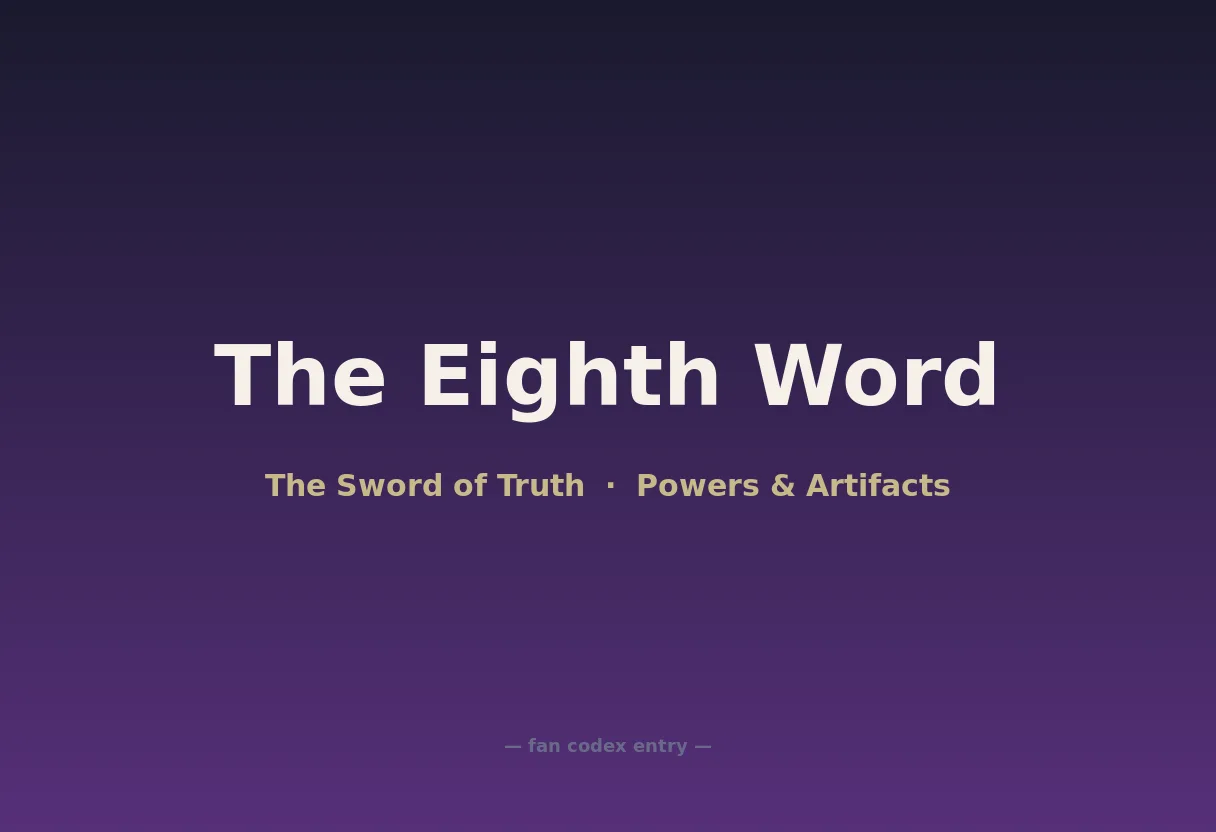 The Eighth Word
