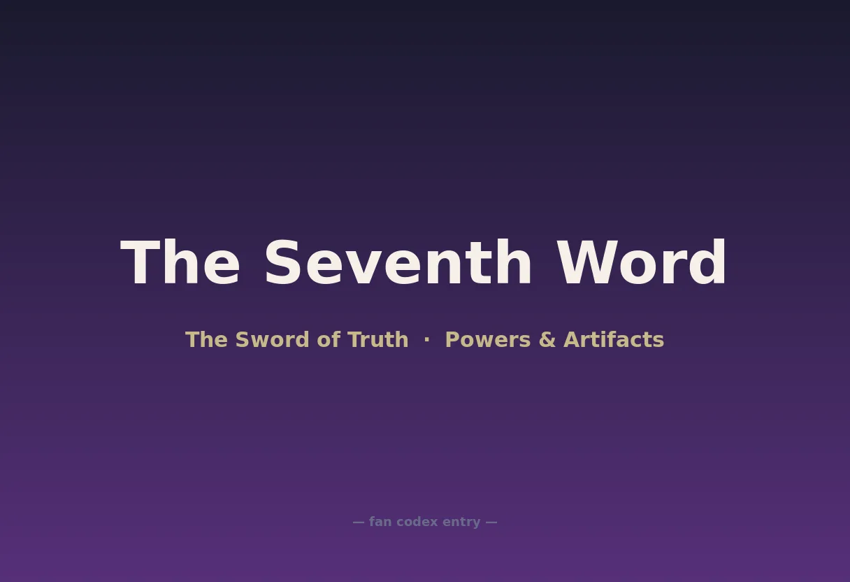 The Seventh Word